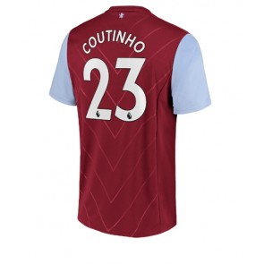 Aston Villa Philippe Coutinho #23 Hemmatröja 2022-23 Kortärmad